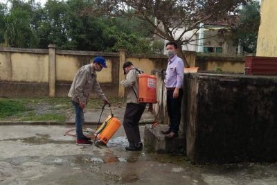 CÔNG TÁC PHÒNG CHỐNG DỊCH BỆNH CORONA TẠI TRƯỜNG THCS NAM PHONG – THÀNH PHỐ NAM ĐỊNH