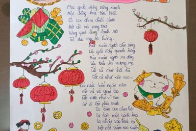 Miền Bắc có hoa đào , miền Nam có hoa mai. Còn các bạn HS trường THCS Nam Phong chúng tớ  có những bài tập Tết rất  thú vị.