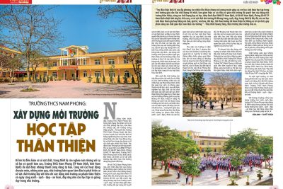 TRƯỜNG THCS NAM PHONG VINH DỰ ĐƯỢC LÊN BÁO VIỆT NAM HỘI NHẬP.