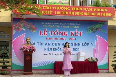 LỄ TỔNG KẾT NĂM HỌC 2023 – 2024 VÀ TRI ÂN HỌC SINH LỚP 9 NIÊN KHOÁ 2020 – 2024